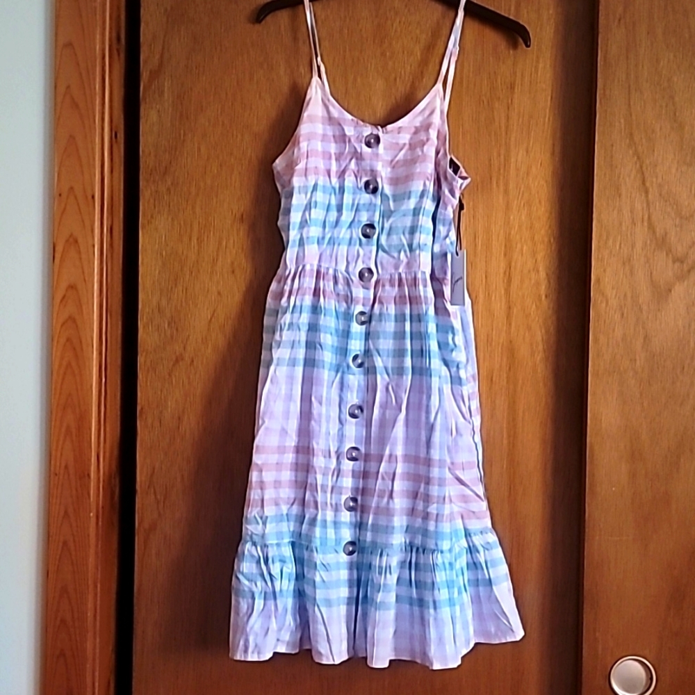 Women’s Colorful Plaid Dress